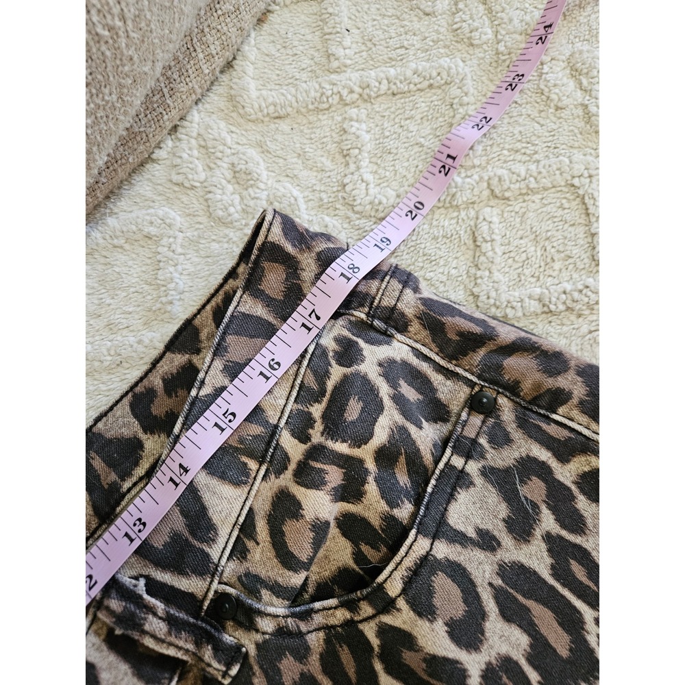 Lane Bryant Leopard Print Skinny Jeans Plus Size 16 Animal Print Pants m118641 - Picture 4 of 7